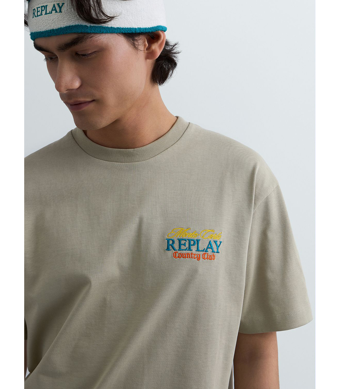 REPLAY &times; Monte Carlo Country Club オーバーサイズ Tシャツ 詳細画像 ベージュ 6